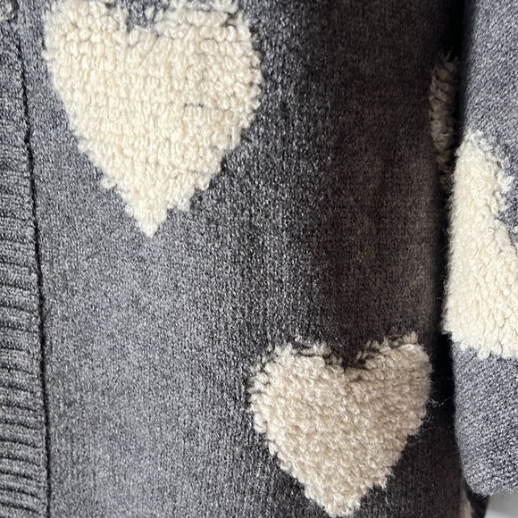 SAACHI RIBBED HEART CARDIGAN one size - Picture 8 of 12